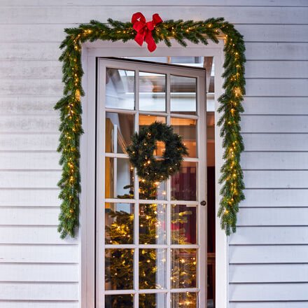 Tannengirlande mit LED