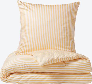 Wende-Bettwäsche, 135 x 200 + 80 x 80 cm, Farbe: Gelb