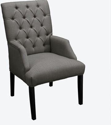 Chesterfield Armlehnstuhl, Samt, Grau