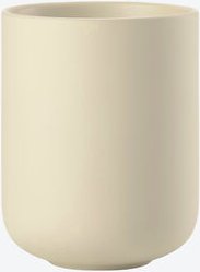 Zahnputzbecher, Steingut, Sand, Ø 7,5/9,5 hoch