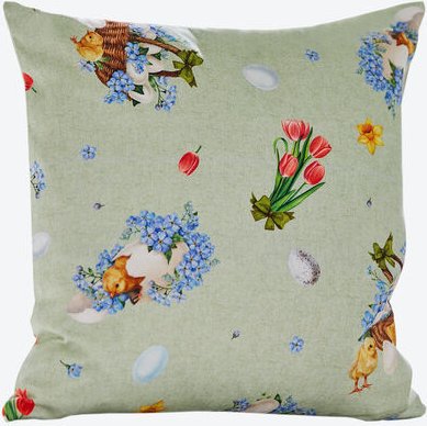 Kissenhülle Osterkorb, 40 x 40 cm