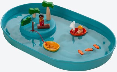 Wasserspielwanne Insel, 30,6 x 49,5 x 5,3 cm (L/B/H)