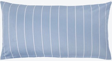 Satin-Wende-Kissenbezug, 40 x 80 cm, Hellblau
