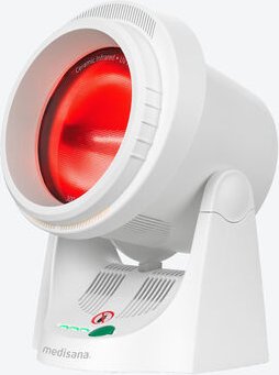 Thumbnail - Infrarotlampe - Kunststoff weiß, Filterscheibe aus Keramikglas, UV- und hitzebeständig, 18/20/28 cm (B/T/H), wiegt 1,2 k...