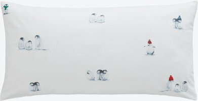 Thumbnail - Kissenbezug Flanell-Bettwäsche "Pinguin", 40 x 80 cm, 100 % Baumwolle