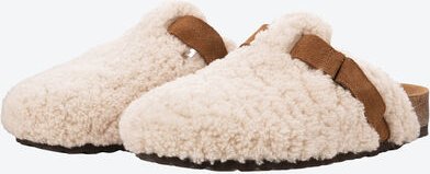 Lammfell-Pantoffel, creme, Größe 38