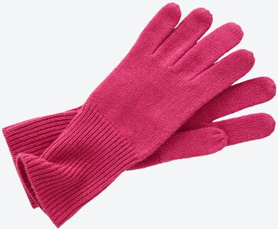 Kaschmir-Handschuhe, Fuchsia, 100 % Kaschmir