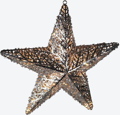 LED Leuchtstern, Metall, 26 x 27 cm