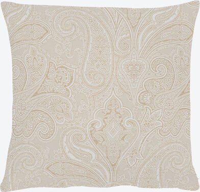 Kissenhülle Jaquard Classic, 50 x 50 cm, Farbe: creme, mit Fleckschutz