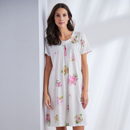 Nachthemd, Frensh Flowers, Pink