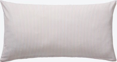 Kissenbezug , 40 x 80 cm, Muster: Streifen, Farbe: beige