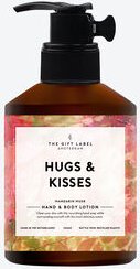 Hand & Body Lotion "Hugs & Kisses", 200 ml, vegan, Dosierspender aus 100 % recyceltem Kunststoff