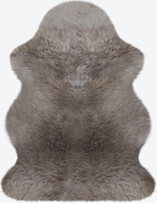 Premium Lammfell Taupe, ca. 100 x 68 cm