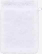 Waschhandschuh, Weiß, 15 x 22 cm, 100 % Baumwolle