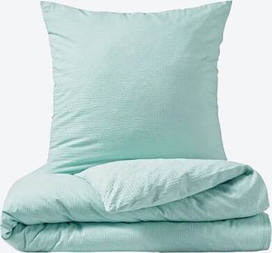 Thumbnail - Bettwäsche, 155 x 220 + 80 x 80 cm, Salbeigrün