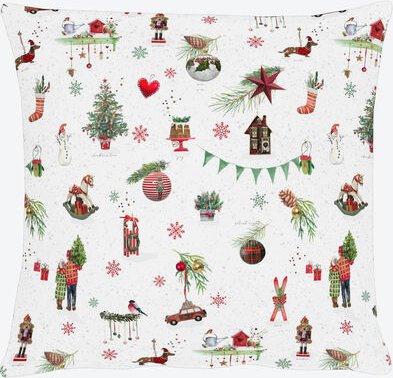Kissenhülle Weihnachtsmotive, 40 x 40 cm