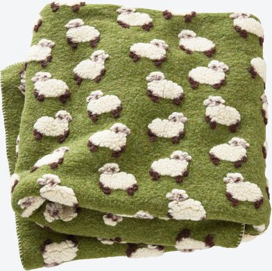 Walk-Wolldecke mit Schäfchen, 150 x 200 cm
