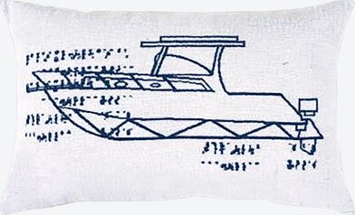 Kissenhülle Boot, 40 x 60 cm