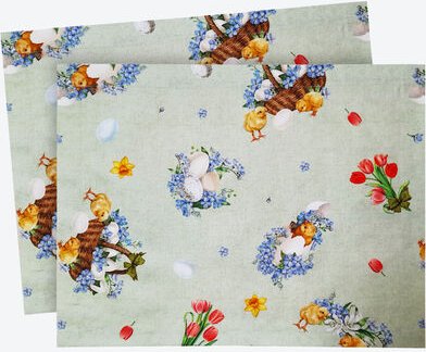 Tischset Osterkorb, 35 x 45 cm, 2 Stück