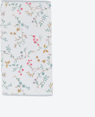 Handtuch Little Flower, Weiß, 55 x 100 cm