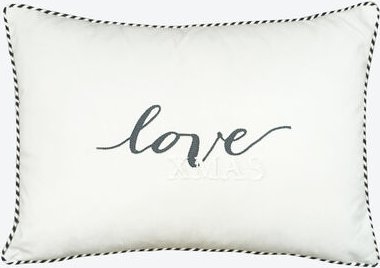 Xmas Kissen, 100 % Polyester, gefüllt/bestickt