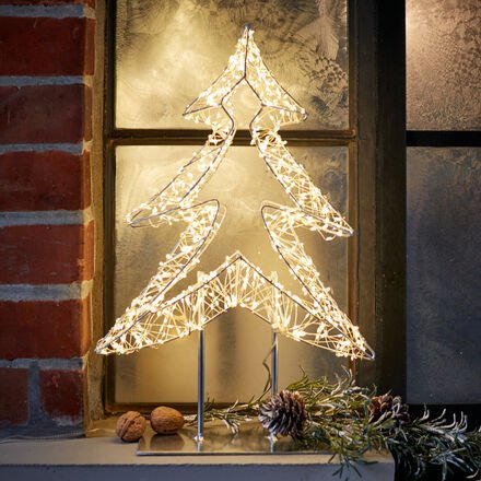 Leucht-Tanne, 30 x 46 cm