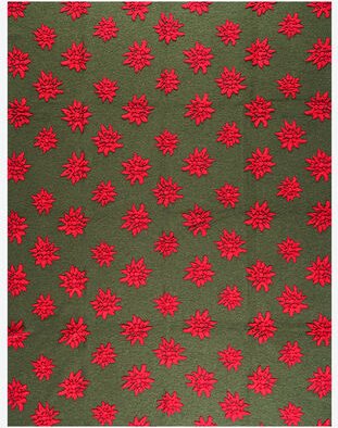 Plaid "Edelweiß", 145 x 200 cm, 70 % Schurwolle/Polyester, rundum gekettelt
