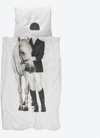 Thumbnail - Bettwäsche Reiterin, 135 x 200 + 80 x 80 cm