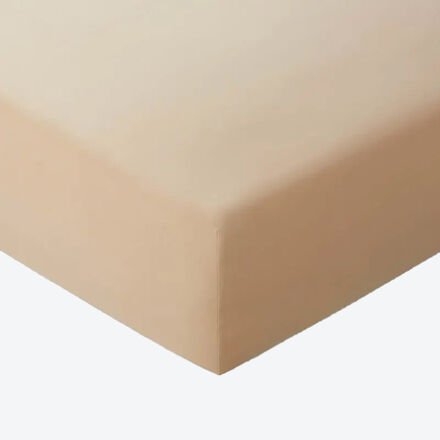 Premium-Jersey-Spannbetttuch, 100 x 200 cm (B 90/100 cm - L 190/220 cm), beige