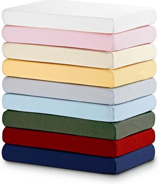 Thumbnail - Jersey-Betttuch, 200 x 200 cm (B 180/200 bis L 200/220 cm), Farbe Gelb