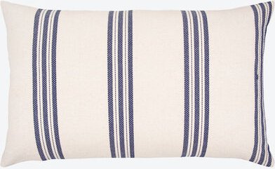 Kissen, Blau/Weiß, 50 x 90 cm