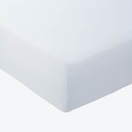 Thumbnail - Spannbetttuch Zwirn-Jersey, 150 x 200 cm, Weiß