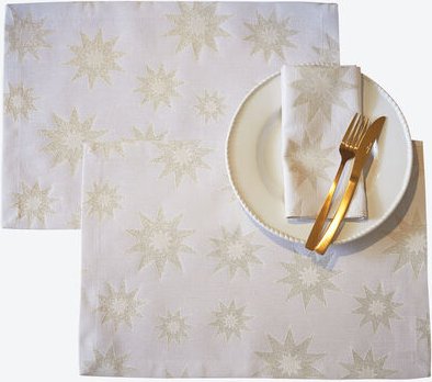 Tischsets "Sterne", 2 Stück, 35 x 50 cm