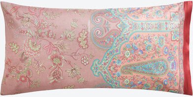 Thumbnail - Bassetti Kissenbezug "Indien Rose" 40 x 80 cm - Mako-Satin, 100 % Baumwolle, OEKO-TEX® STANDARD 100, Reißverschluss, mas...