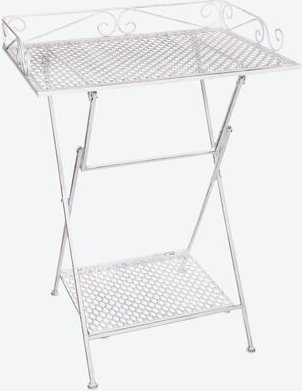 Klapptisch, weiß, 50 x 35 x 68 cm (L x B x H)