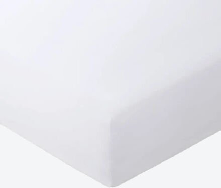 Premium-Jersey-Spannbetttuch, 100 x 200 cm (B 90/100 cm - L 190/220 cm), weiß