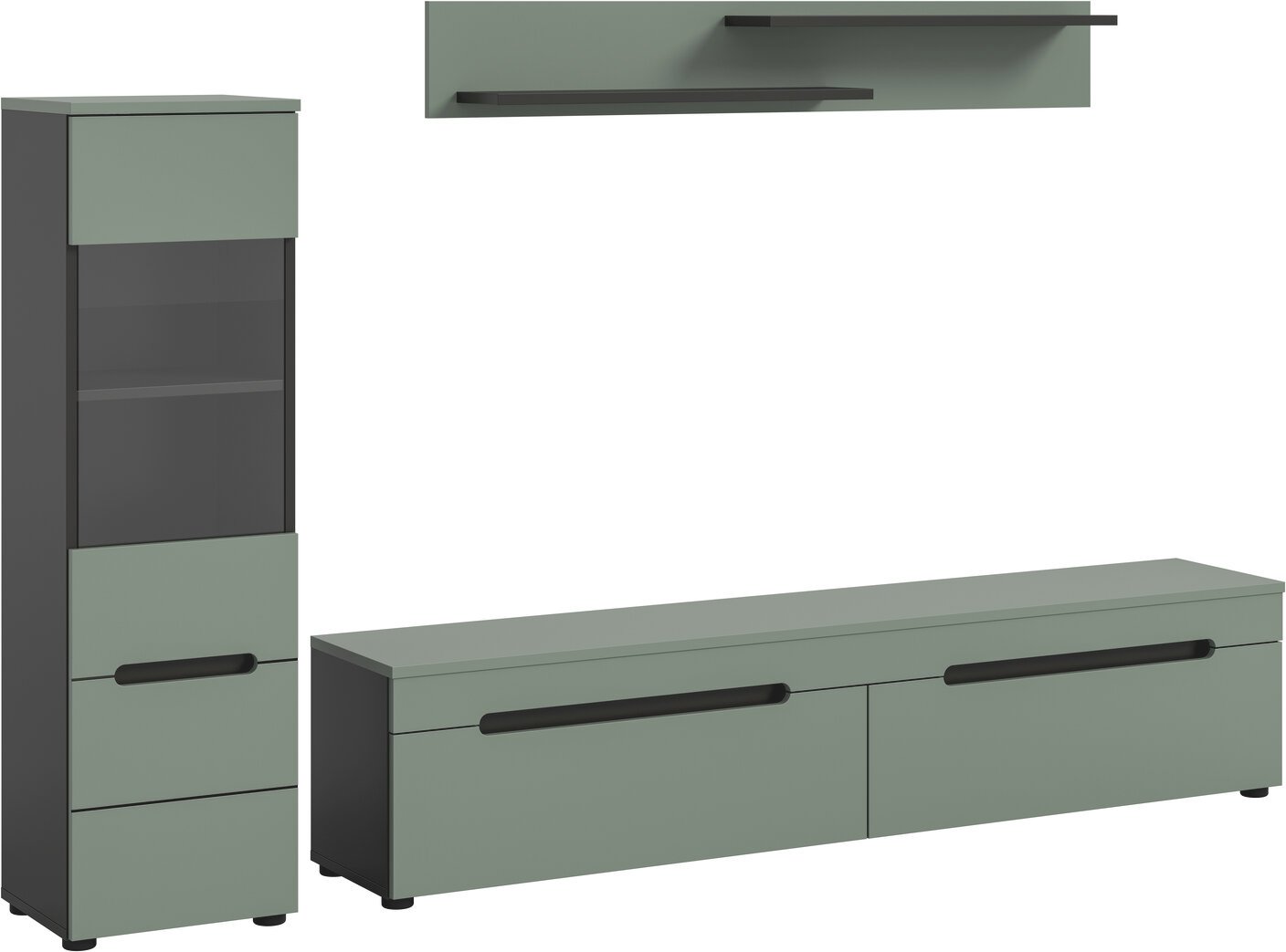 MID.YOU Wohnkombination CANU, Holznachbildung