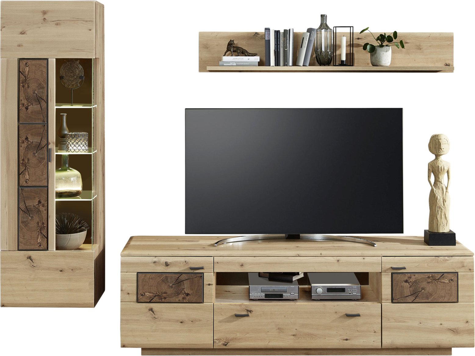 Livetastic Wandkombination MADERA II, Holznachbildung