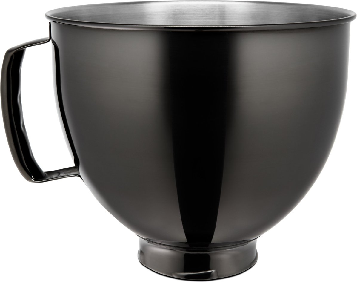 KitchenAid Metallschüssel 4,8L RANDIANT BLACK, Edelstahl