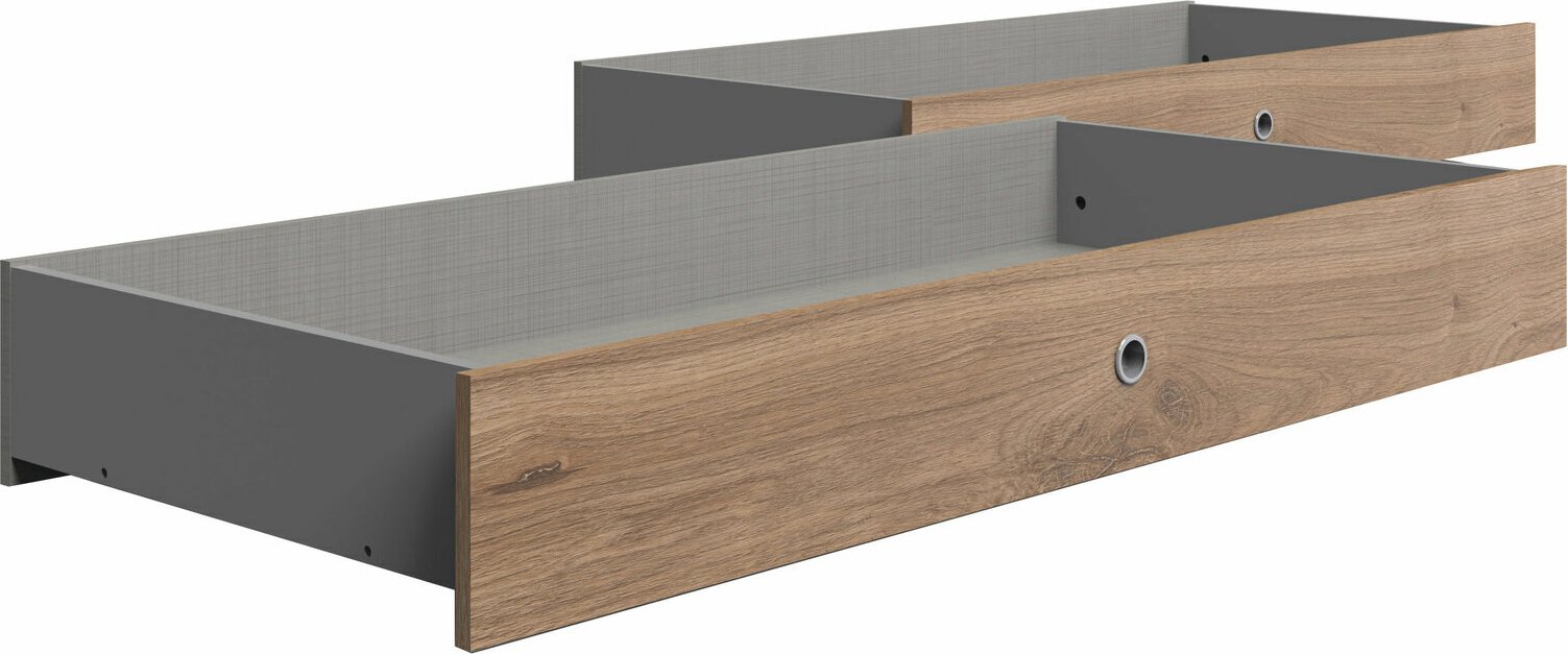 Z2 Bettschubkasten (Paar) VALENCIA, Holznachbildung