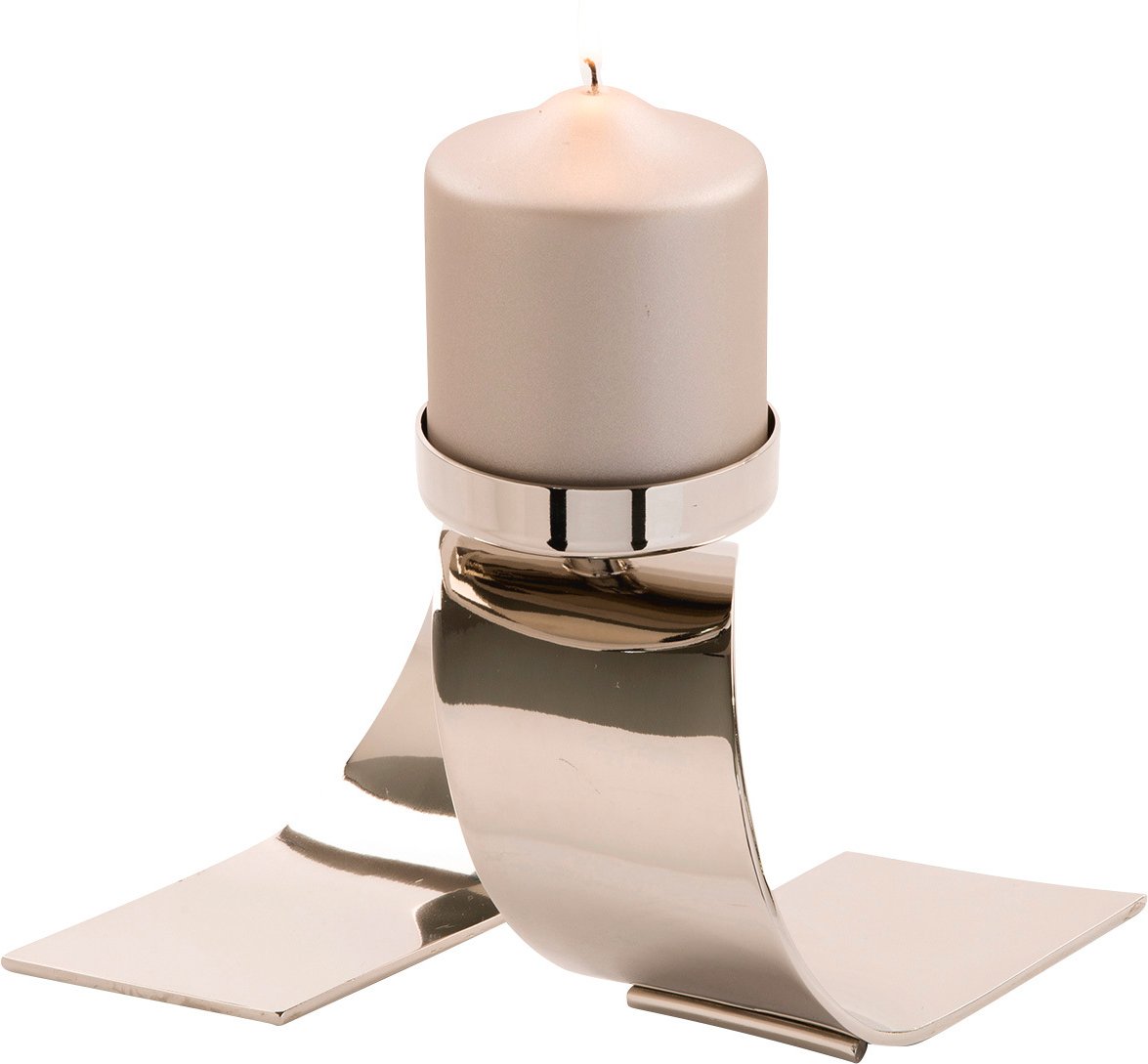 Fink Kerzenleuchter TWISTER, Edelstahl