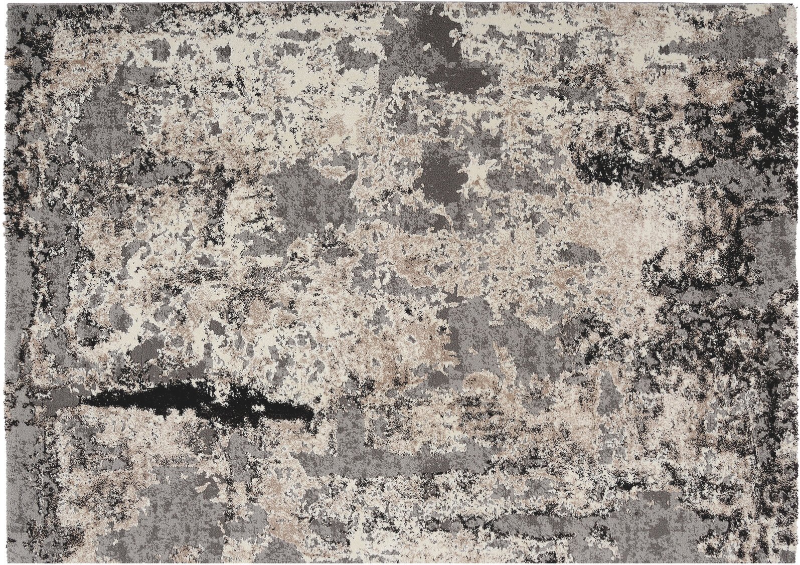 OCI Designer Teppich JUWEL, Hellgrau, Kunstfasern