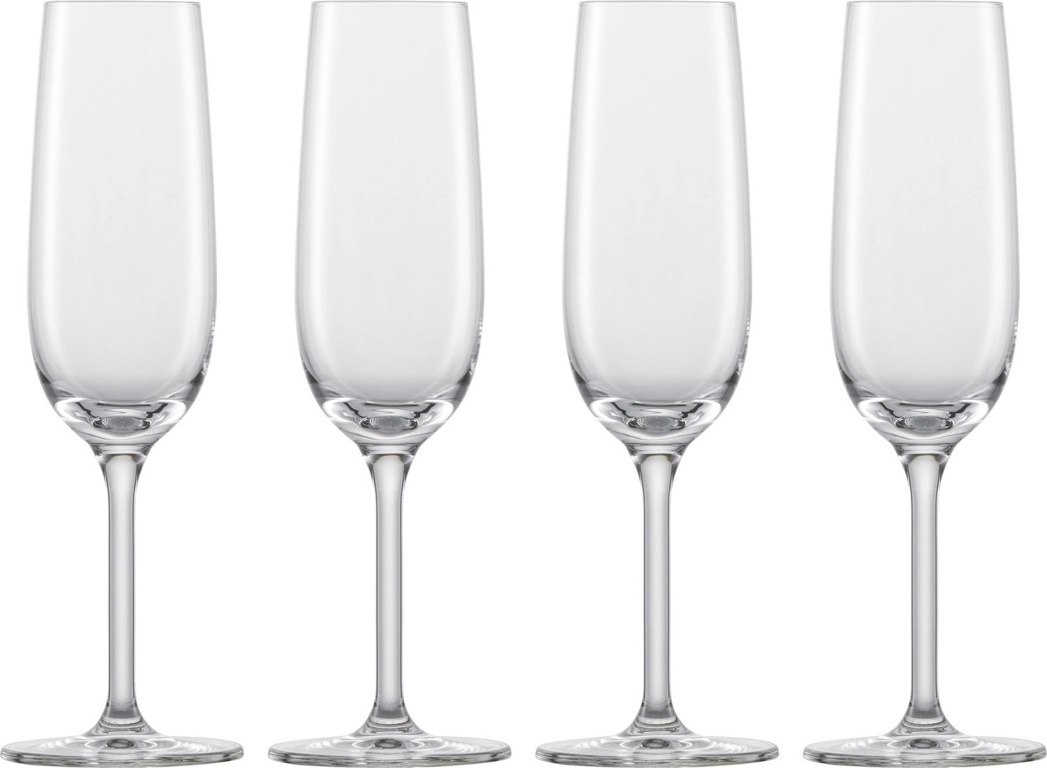 SCHOTT ZWIESEL Champagnerglas-Set 4-tlg FOR YOU, Kristallglas