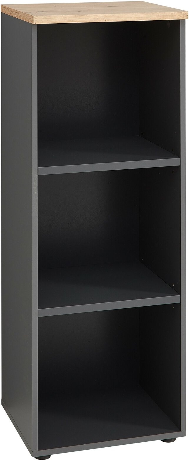 Voleo Regal niedrig/schmal DETROIT, Holznachbildung