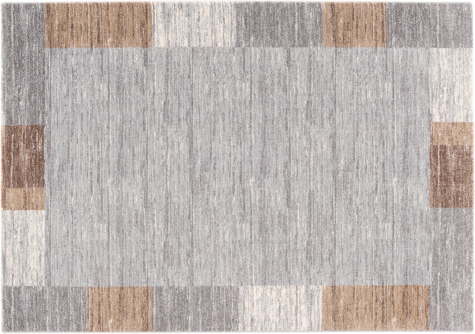 Thumbnail - OCI Frisé-Teppich SOFI, grau, Kunstfasern