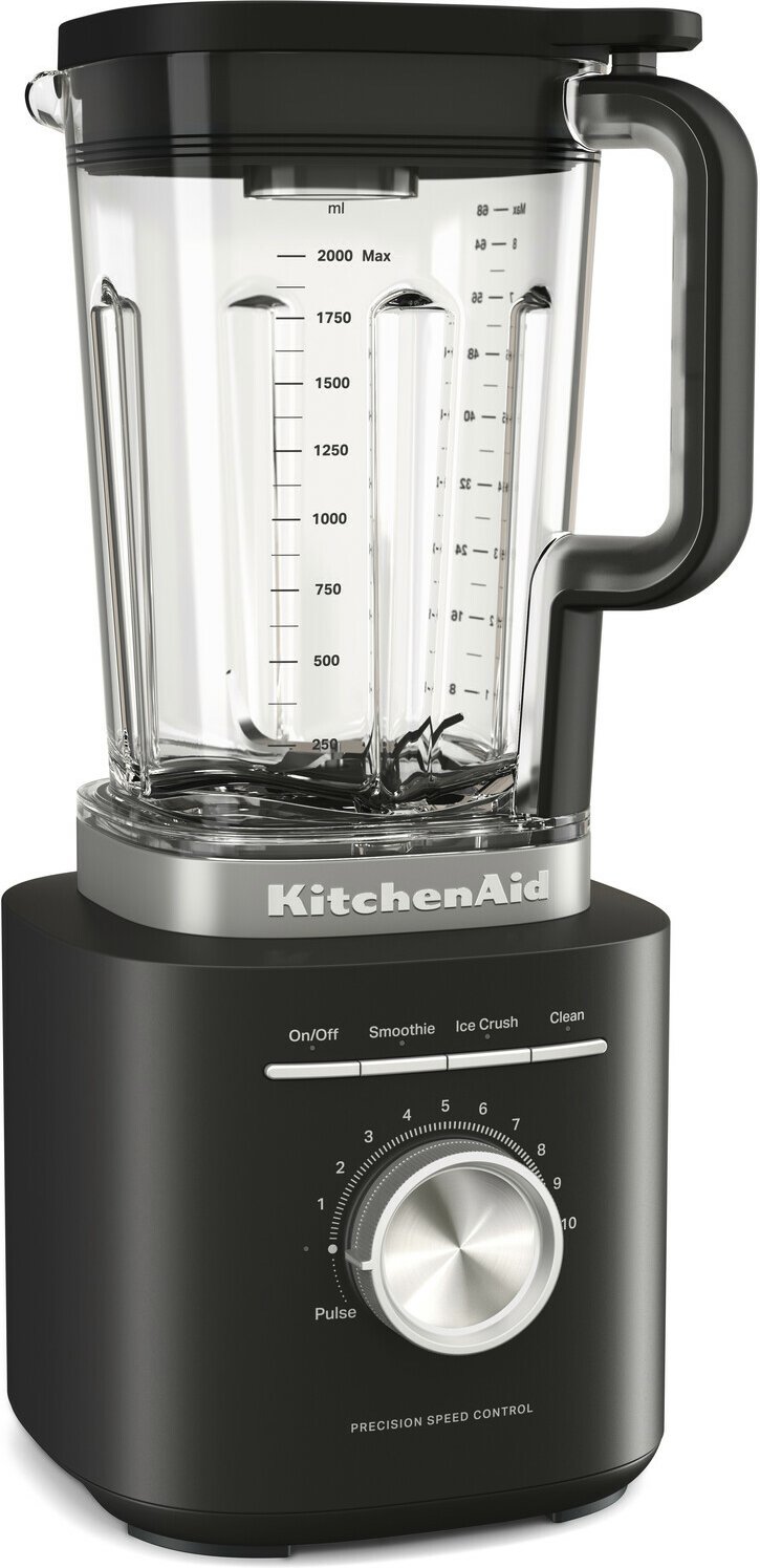 KitchenAid Standmixer 2,1 L MATTE BLACK PURE POWER BLENDER, Kunststoff