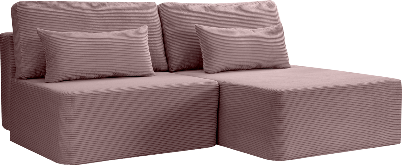 MID.YOU Schlafsofa L-Form rechts AMSTERIX, Polyester