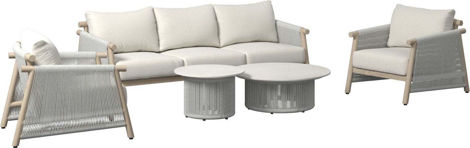 Amatio Loungegarnitur-Set FORTANA, Aluminium