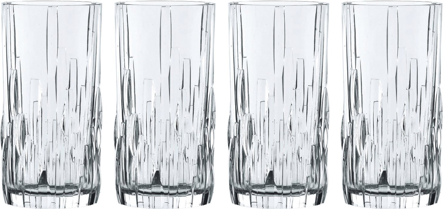 Nachtmann Longdrinkglas 4-tlg. SHU, Kristallglas