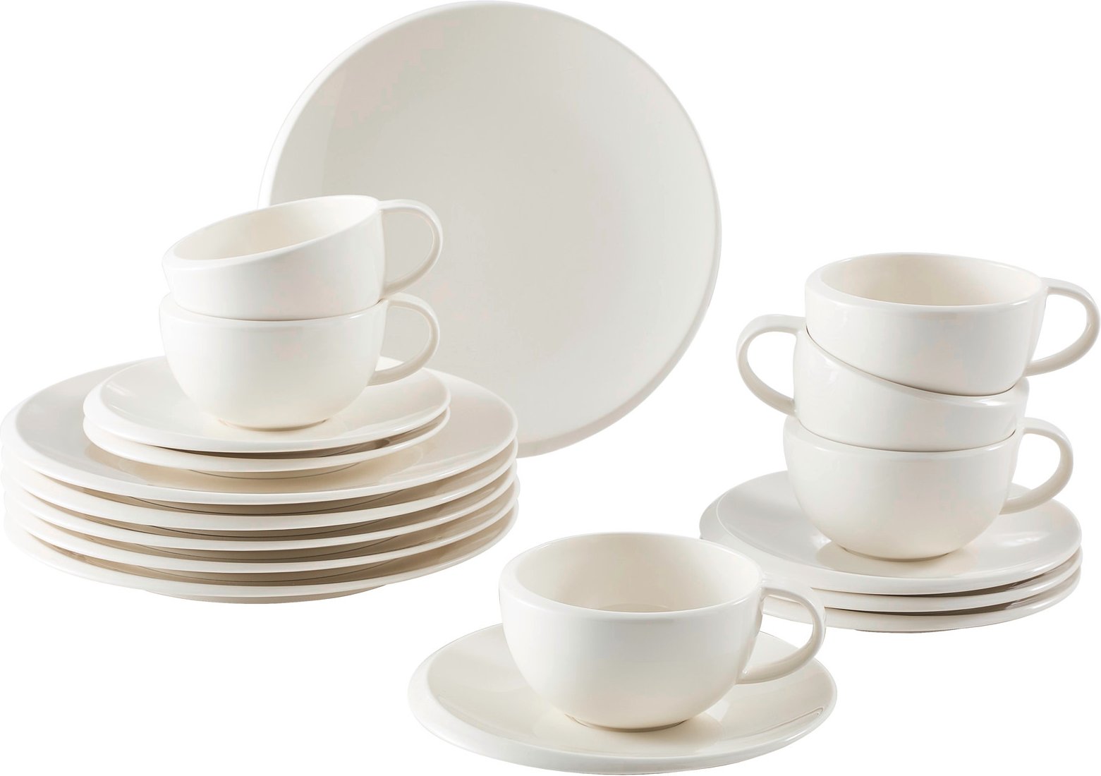 Villeroy & Boch Kaffeeservice 18-tlg. NEW MOON, Porzellan